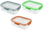   Curver Smart Fresh Rectangle 1l Food Container Various colours (grey, peach, menta) (6/carton)