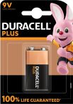 DURACELL MN 1604 K1 PLUS 100% 9V-os 1 db (10/karton)