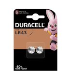 DURACELL LR 43 B2 Alkaline 2 pcs (10/carton)