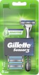   Gillette Borotva Készülék Sensor3 Sensitive + 6 betét (6/karton)