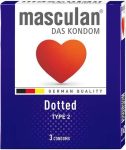   Masculan "2" gumióvszer 3 db-os érdesített (16/karton)