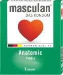   Masculan "4" gumióvszer 3 db-os anatómiailag formált (16/karton)