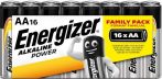   ENERGIZER Power B16 AA Batteries E91 zsugoros 16 pcs (12/carton)