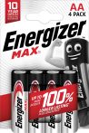 ENERGIZER MAX B4 AA ceruza E91 4 db ÚJ! (24/karton)