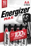 ENERGIZER MAX B4 AA ceruza E91 4 db ÚJ! (24/karton)