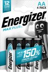 ENERGIZER MAX PLUS B4 AA E91 4 pcs (12/carton)