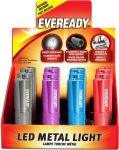 EVEREADY Metal Colour + 3AAA elemlámpa (12/karton)