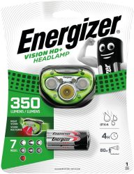 ENERGIZER Headlight Vision HD+ 5 LED + 3 pcs AAA Battery (6/carton)