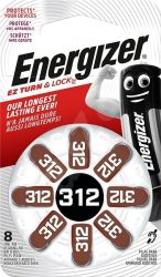 ENERGIZER Zinc Air 312 DP-8 8 db (6/karton)