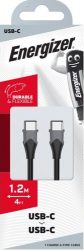 ENERGIZER kábel USB-C - USB-C 1,2m fekete