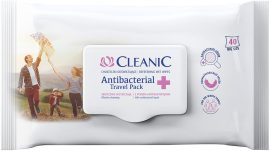 Cleanic Refreshing Wet Wipes - ANTIBACTERIAL 40 pcs Travel Pack (20/carton)