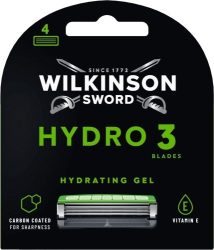 Wilkinson Hydro3 Black férfi borotvabetét 4 db-os (10/karton)