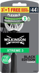 Wilkinson XTREME3 Black 3+1 db-os eldobható borotva (10/karton)