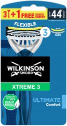 Wilkinson XTREME3 Ultimate Plus Disposable Razors 3+1 (10/carton)