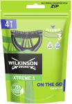   Wilkinson XTREME3 On The Go 4 db-os eldobható borotva (10/karton)