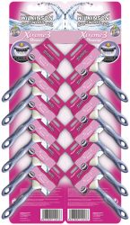 Wilkinson XTREME3 Beauty Women 1's Disposable Razor (12 / carton)