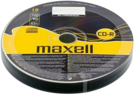 Ajándék Maxell CD 10 db-os zsugoros